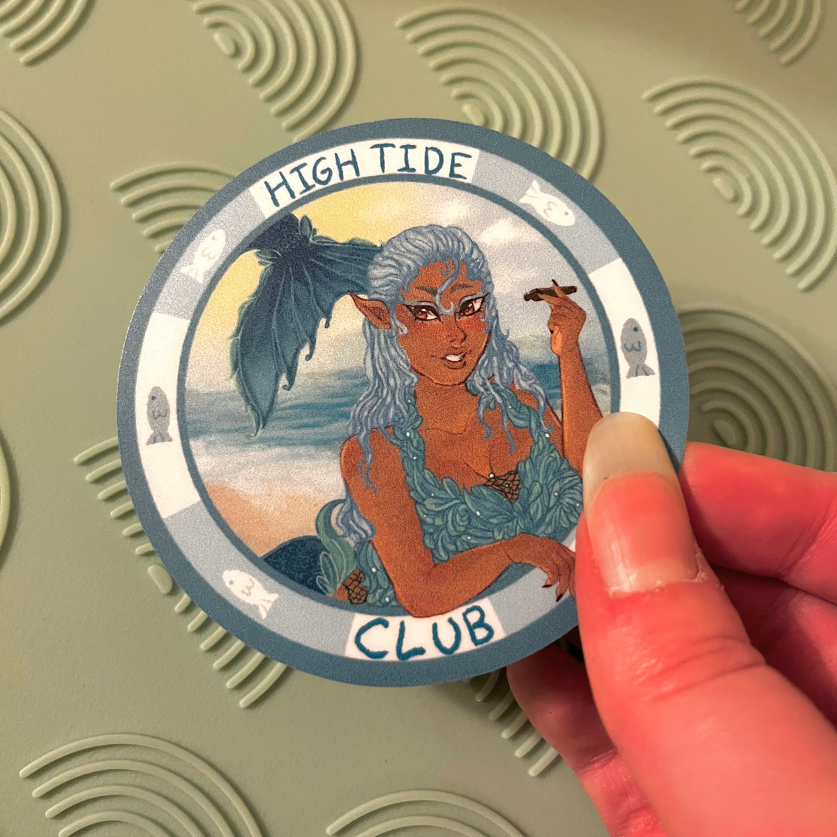 High Tide Club Sticker